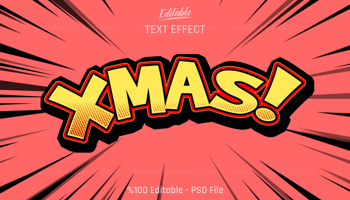 10款金属质感3d立体海报电影标题徽标logo设计ps图层样式模板text