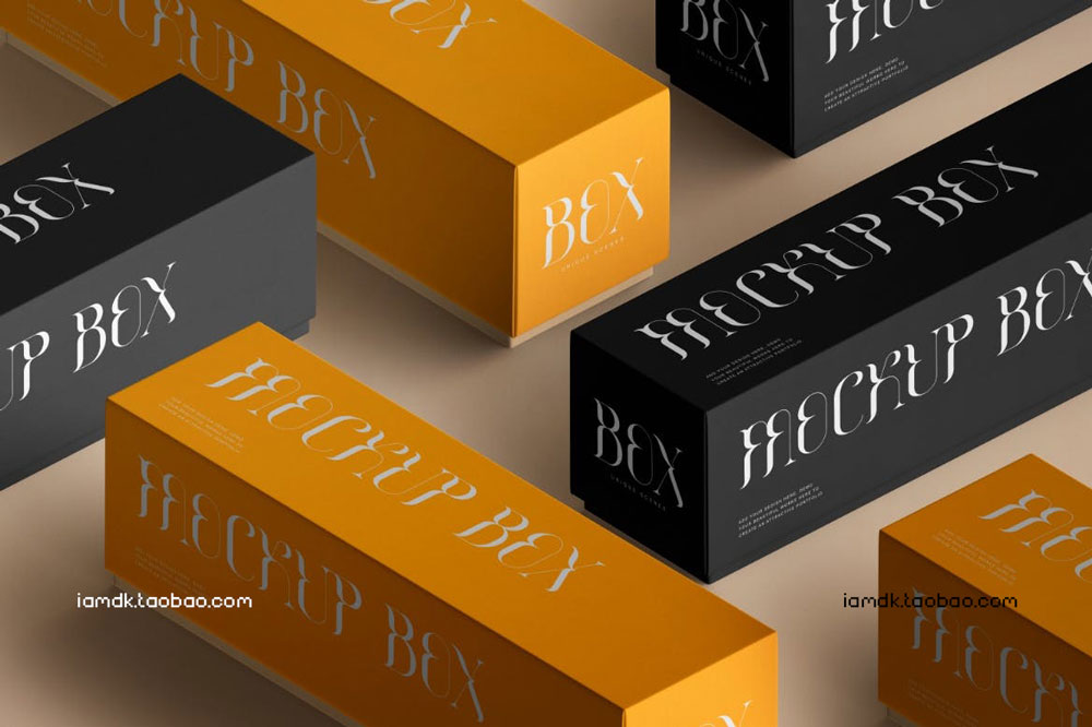 现代优雅香水玻璃瓶包装纸盒设计展示贴图PSD样机模板 Perfume Packaging Mockup插图2