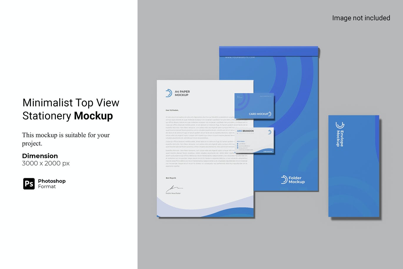 极简顶视图品牌VI设计办公用品名片信纸展示贴图样机 Minimalist Top View Stationery Mockup插图 极简顶视图品牌VI设计办公用品名片信纸展示贴图样机 Minimalist Top View Stationery Mockup插图
