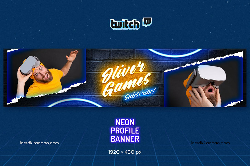 15套霓虹全息Twitch游戏直播聊天屏幕界面文本设计排版PSD分层模板源文件 Neon Holographic Twitch Gamer Kit插图56 15套霓虹全息Twitch游戏直播聊天屏幕界面文本设计排版PSD分层模板源文件 Neon Holographic Twitch Gamer Kit插图56