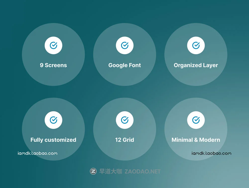 现代创意企业官网网页界面设计设计UI套件素材 Creative Agency – Website Design UI-Kit插图2 现代创意企业官网网页界面设计设计UI套件素材 Creative Agency – Website Design UI-Kit插图2