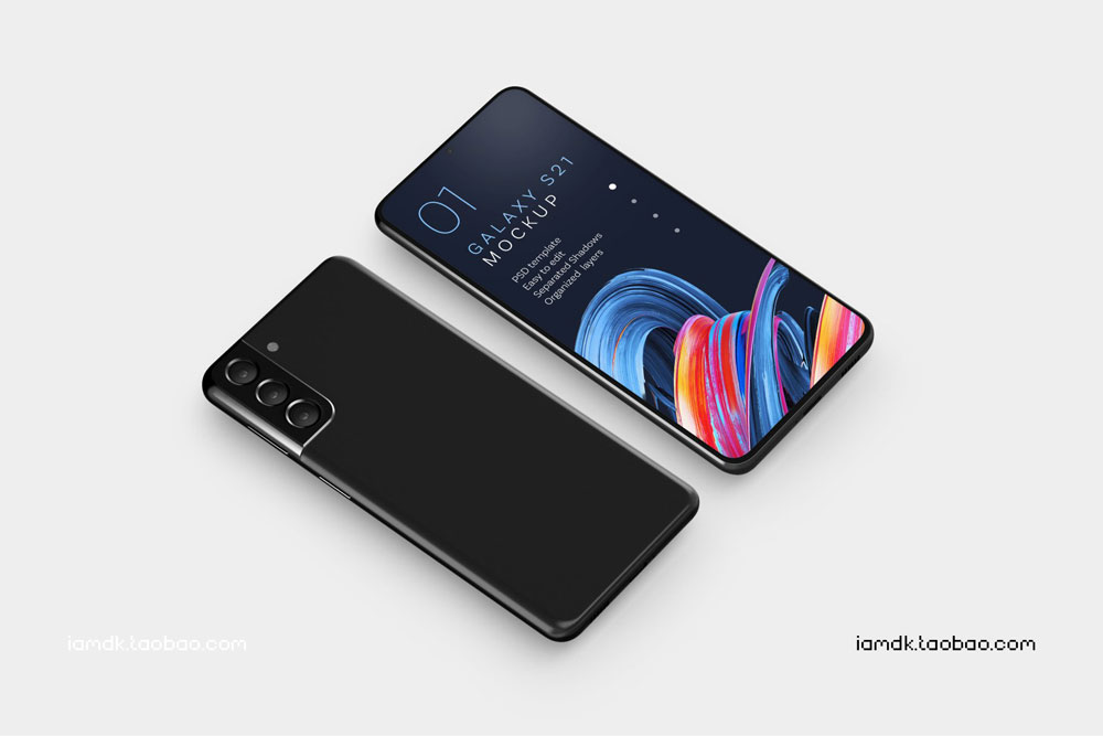 10款安卓三星Galaxy S21网站&APP界面作品设计展示Ps贴图样机模板 Galaxy S21 Mockup Set插图6 10款安卓三星Galaxy S21网站&APP界面作品设计展示Ps贴图样机模板 Galaxy S21 Mockup Set插图6
