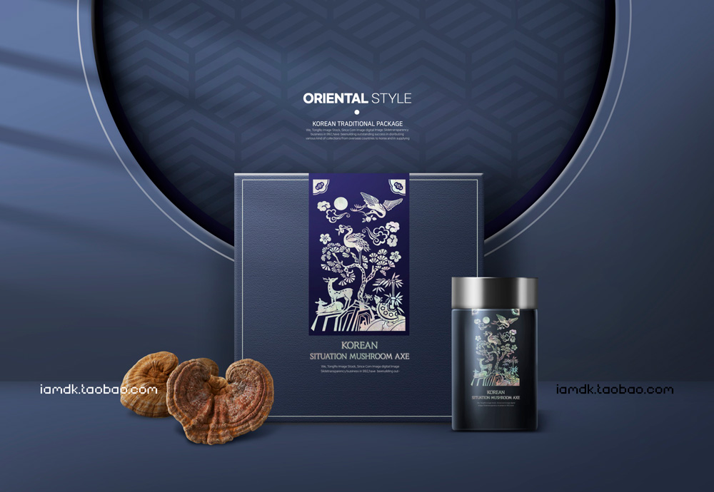 12款中式中国风茶叶白酒包装展板海报设计PSD模板源文件素材 Chinese Style Packaging PSD Template插图