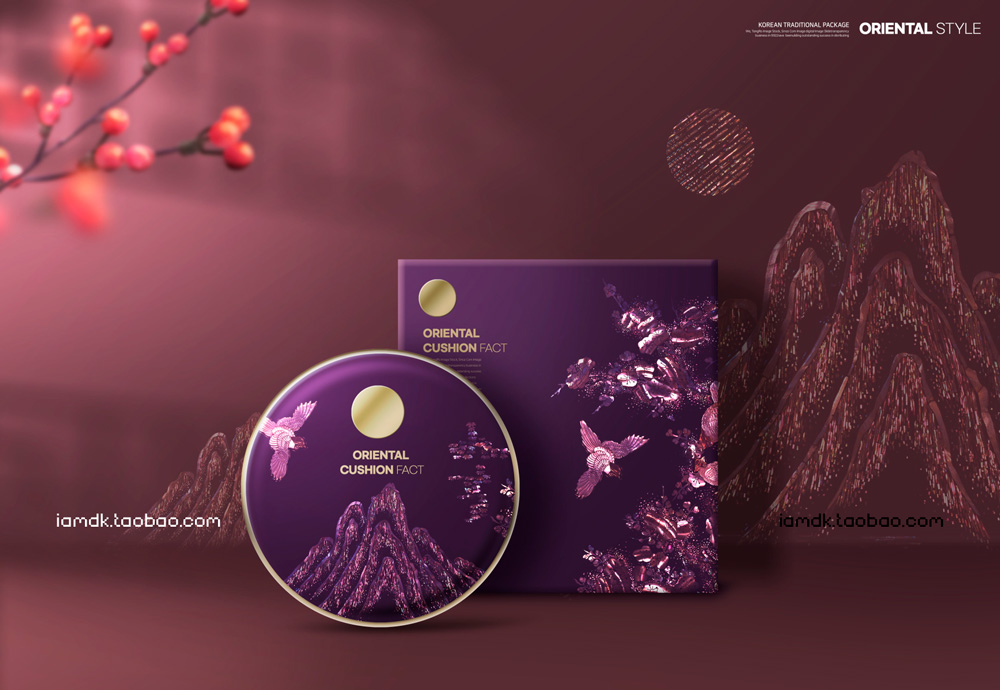 12款中式中国风茶叶白酒包装展板海报设计PSD模板源文件素材 Chinese Style Packaging PSD Template插图9