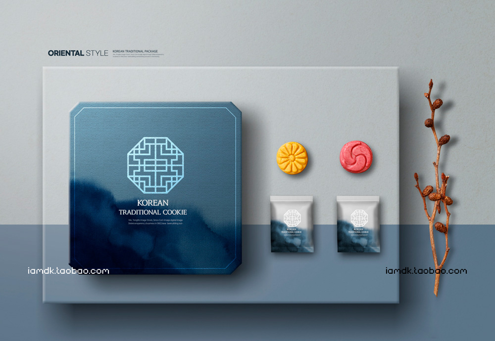 12款中式中国风茶叶白酒包装展板海报设计PSD模板源文件素材 Chinese Style Packaging PSD Template插图6