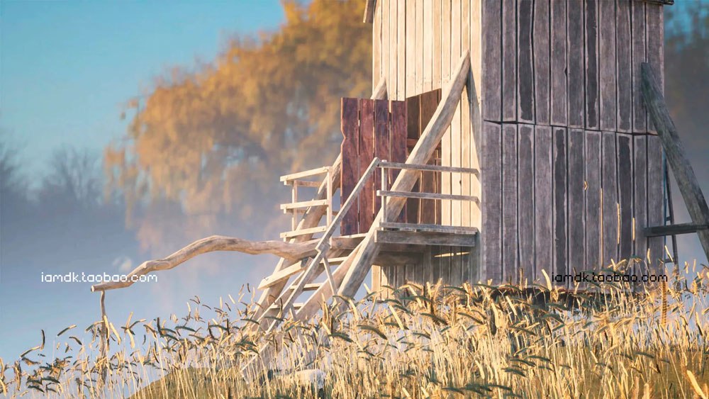 UE模型 复古中世纪木屋谷仓农场场景3D设计素材 Unreal Engine – Countryside Windmills & Barns插图1
