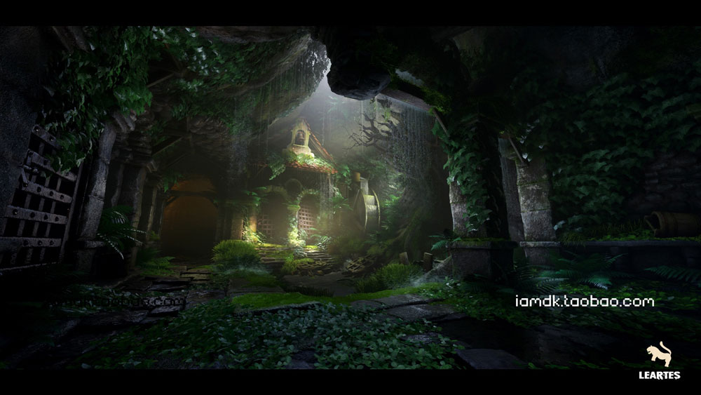 UE模型  复古废弃游戏房屋水车3D设计素材 Unreal Engine – Watermills / Nature Environment插图