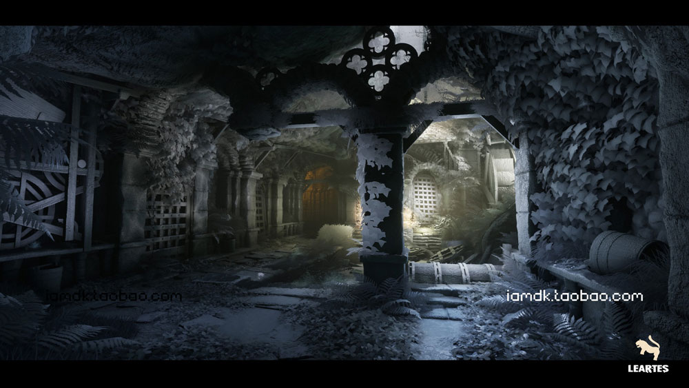 UE模型  复古废弃游戏房屋水车3D设计素材 Unreal Engine – Watermills / Nature Environment插图4