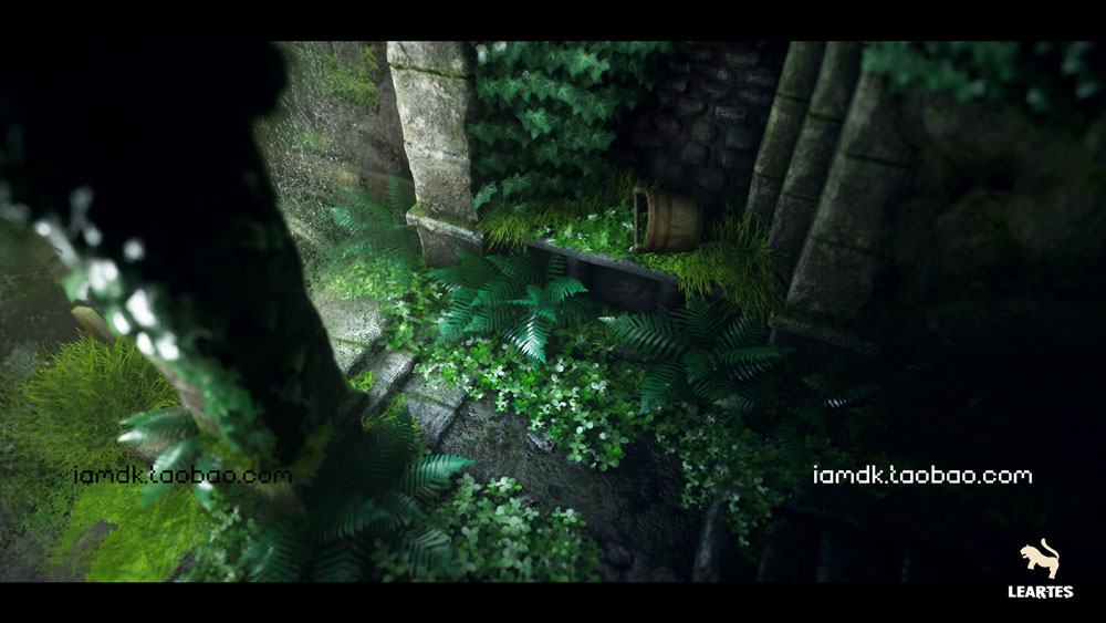 UE模型  复古废弃游戏房屋水车3D设计素材 Unreal Engine – Watermills / Nature Environment插图3