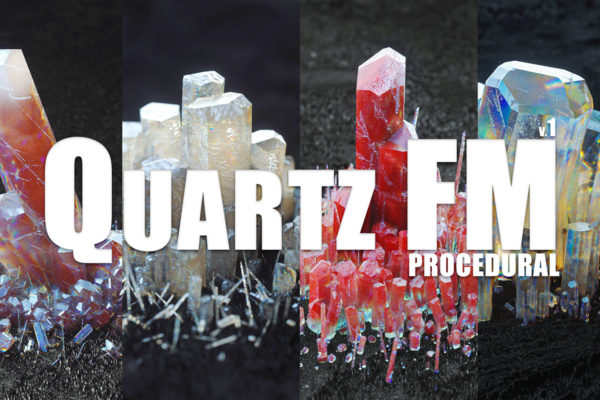 C4D晶体水晶预设TFM – Quartz FM + 使用教程 Tfmstyle – Quartz FM