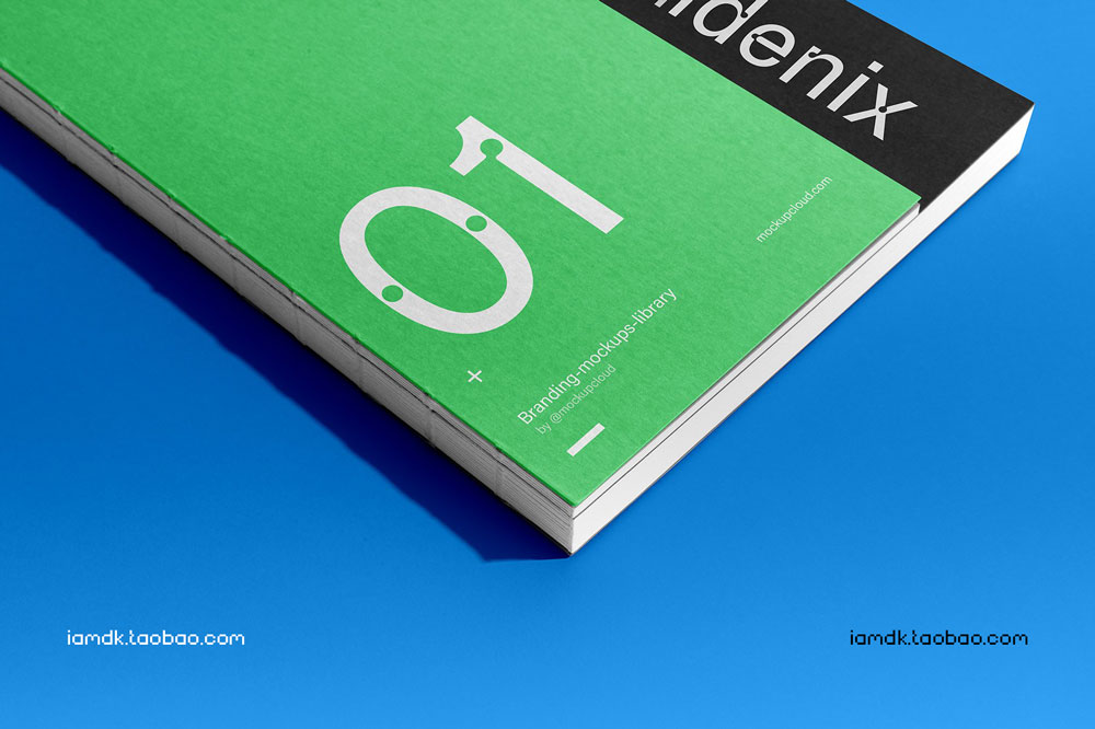 时尚文艺质感品牌VI标志Logo设计名片信纸信封文具展示贴图样机 Idenix Branding Mockup插图6
