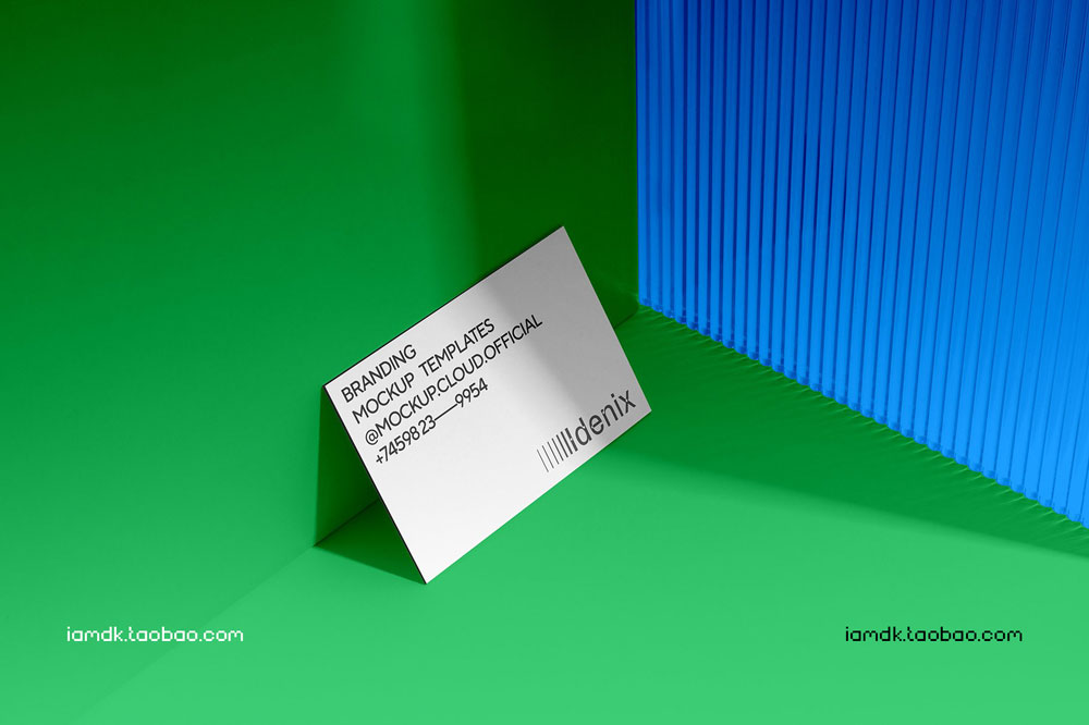 时尚文艺质感品牌VI标志Logo设计名片信纸信封文具展示贴图样机 Idenix Branding Mockup插图12