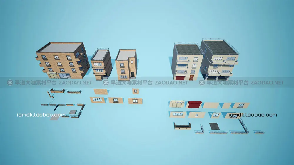 UE模型 日本街道建筑居民楼房子场景3D设计素材 Unreal Engine – Japanese Street插图13
