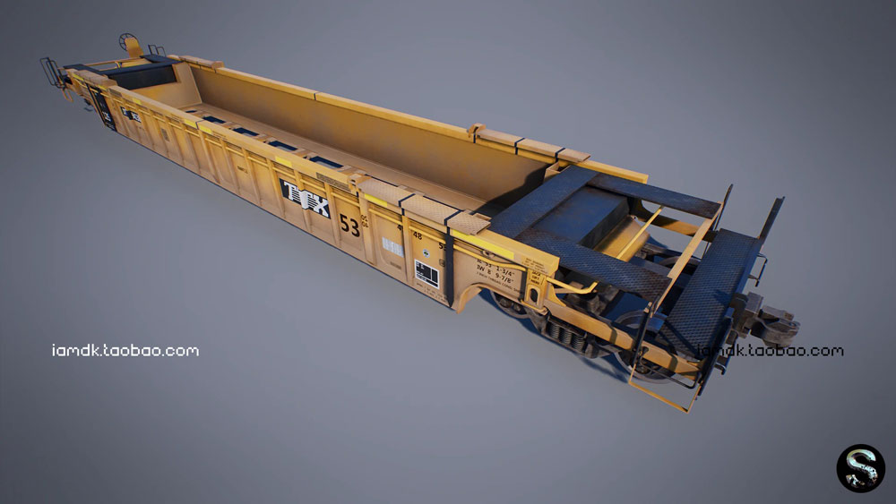 UE模型 高品质铁路运输货车车头3D设计素材 Unreal Engine – Train Pack插图6