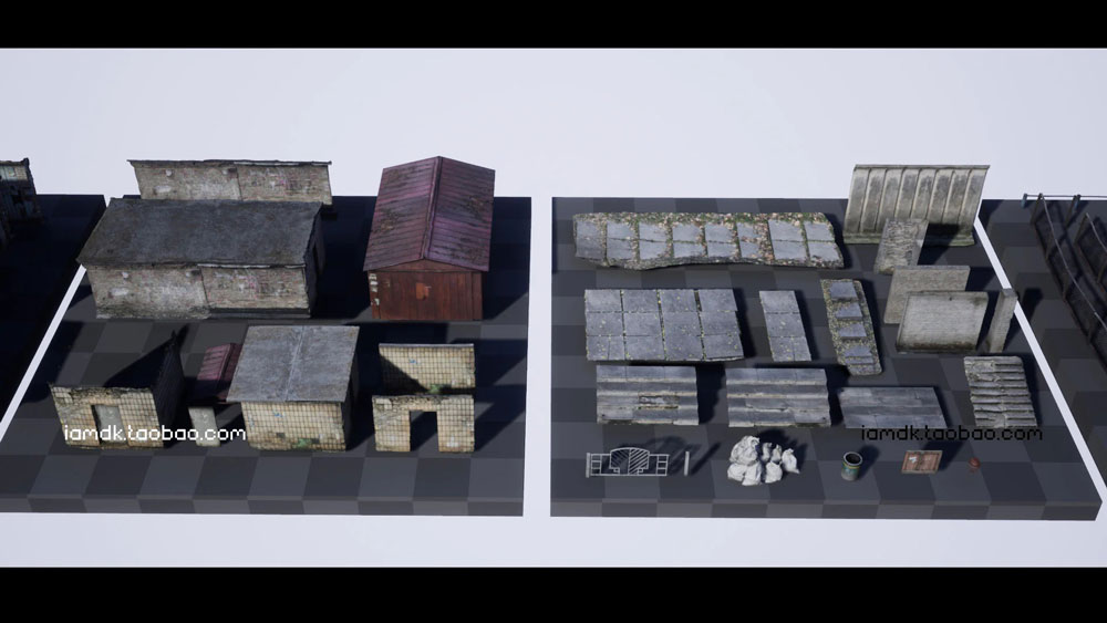 UE模型 复古游戏东欧贫民窟破损房屋3D设计素材 Unreal Engine – Eastern Europe Slums插图19