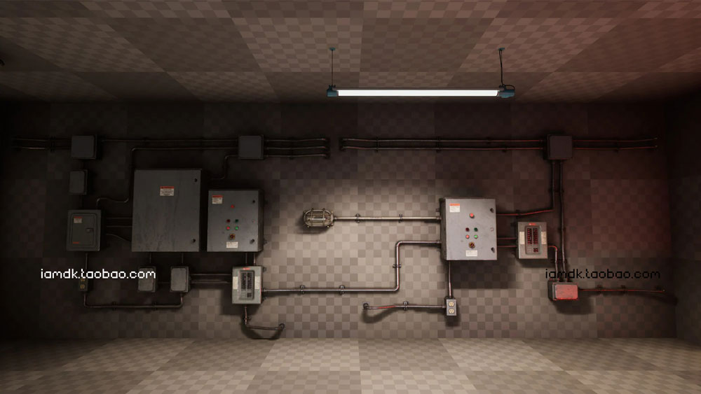 UE模型 工业控制面板电气导管管道3D设计素材 Unreal Engine – Industrial Electrical Utility插图4