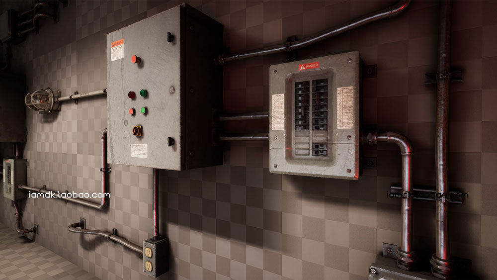 UE模型 工业控制面板电气导管管道3D设计素材 Unreal Engine – Industrial Electrical Utility插图5