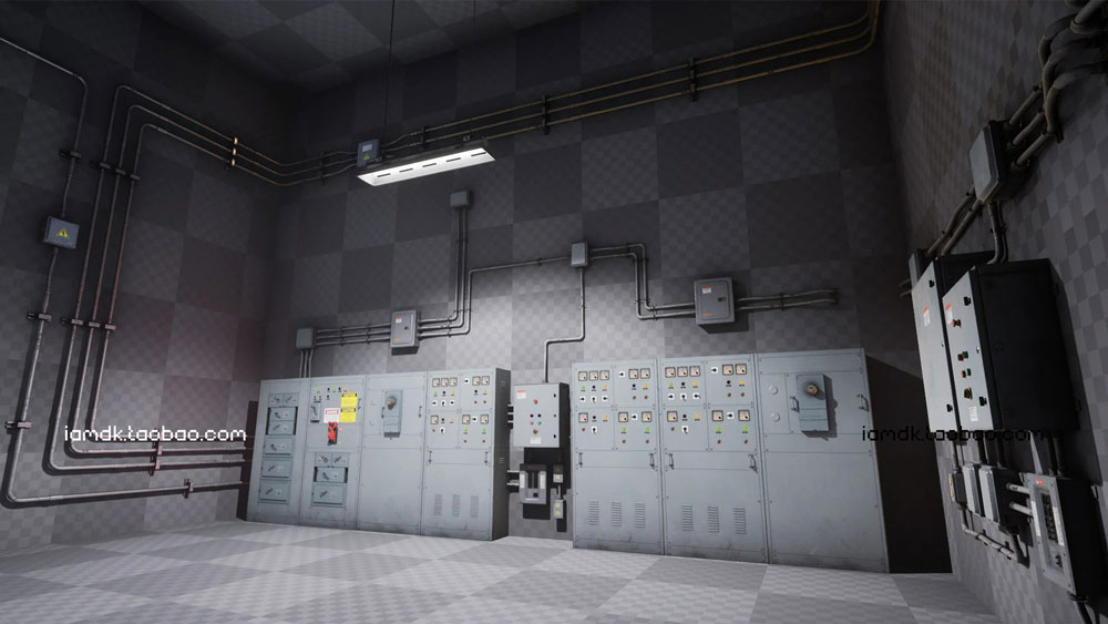 UE模型 工业控制面板电气导管管道3D设计素材 Unreal Engine – Industrial Electrical Utility插图11
