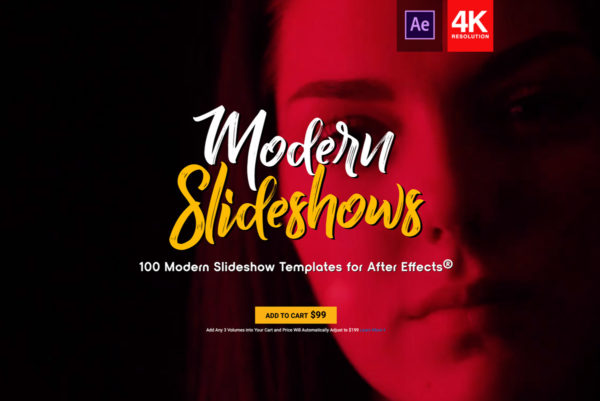 AE模板 102个流畅时尚照片幻灯片过渡特效4K视频素材 BusyBoxx – V07 Modern SlideShows