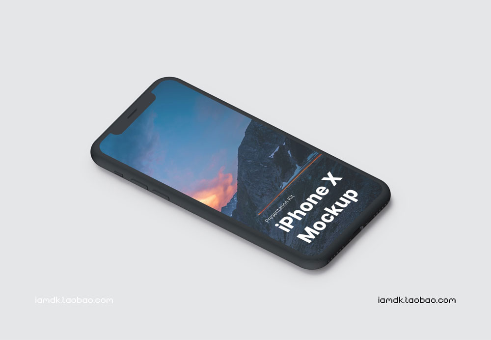 高品质APP界面设计苹果iPhone X手机屏幕演示样机模板 Apple iPhone X Mockups插图4