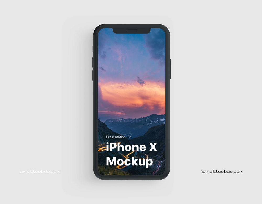 高品质APP界面设计苹果iPhone X手机屏幕演示样机模板 Apple iPhone X Mockups插图3