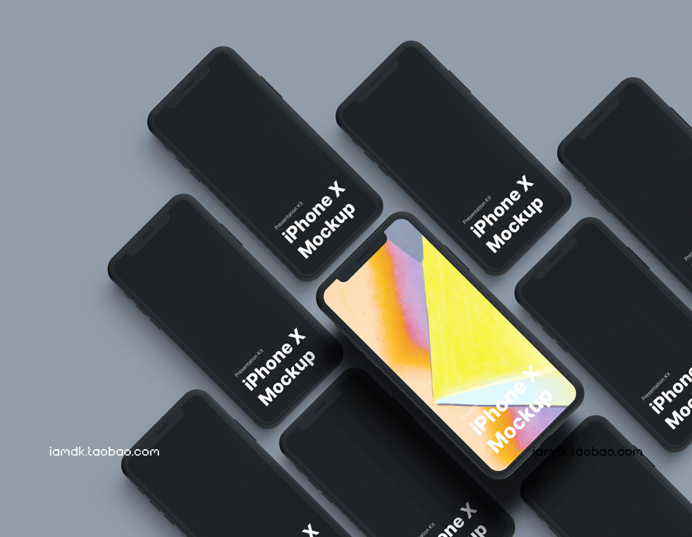 高品质APP界面设计苹果iPhone X手机屏幕演示样机模板 Apple iPhone X Mockups插图10