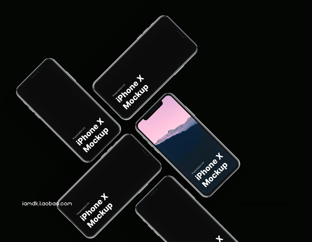 高品质APP界面设计苹果iPhone X手机屏幕演示样机模板 Apple iPhone X Mockups插图11