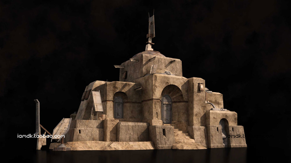 【41.7G】未来科幻破旧基地堡垒建筑3D模型 C4D/MAX/FBX/OBJ/Maya/Blender Kitbash3D – Outpost插图3