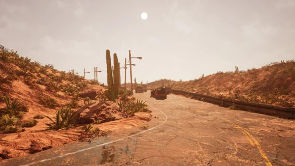 UE模型 后世界末日沙漠环境3D模型素材 Post Apocalyptic Desert