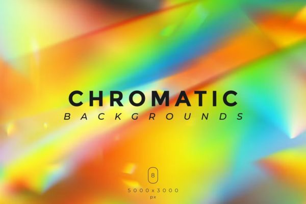 潮流炫彩迷幻弥散光背景图片设计素材 Chromatic Backgrounds