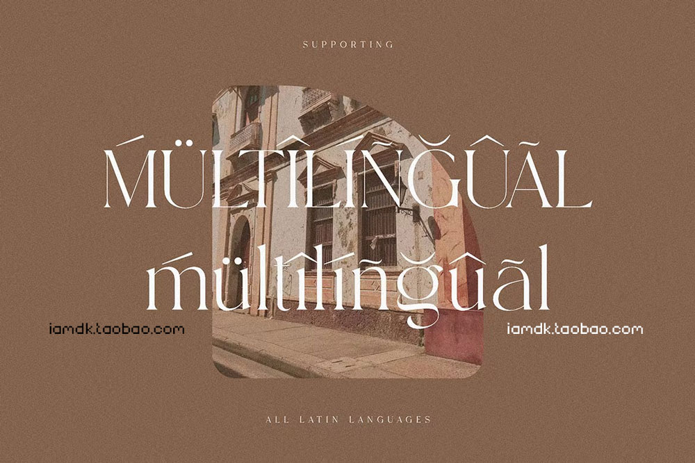 时尚品牌标志商标设计衬线英文字体 Wimberley – Elegant Serif Font插图6