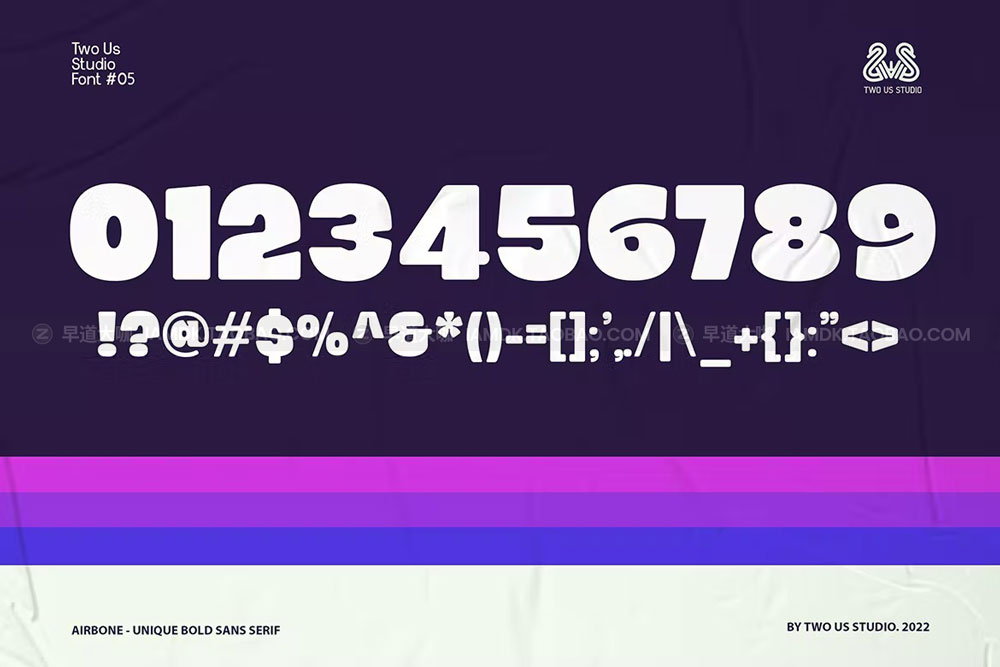 时尚杂志海报标题设计无衬线英文字体 Airbone – Unique Display Typeface插图5
