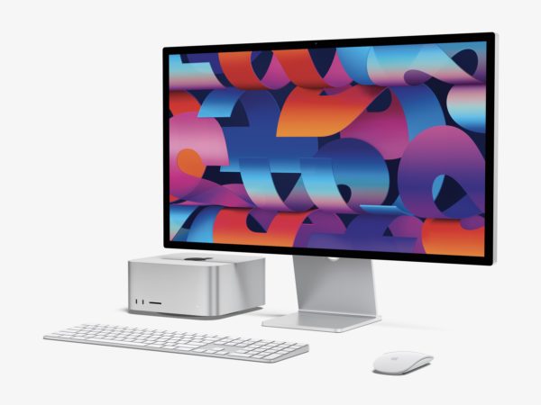 2022苹果工作站显示器ui界面设计作品贴图ps样机素材场景展示效果 Mac Studio & Studio Display Mockups