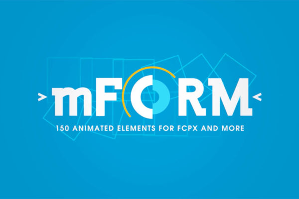 Fcpx插件 150种装饰MG动态图形图标设计素材 MotionVFX – mForm for Final Cut Pro