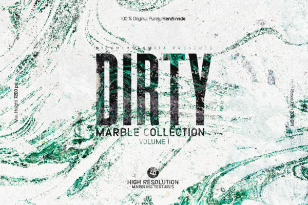 40款抽象大理石油漆底纹海报专辑封面设计背景图片素材 Dirty Marble Collection Volume I