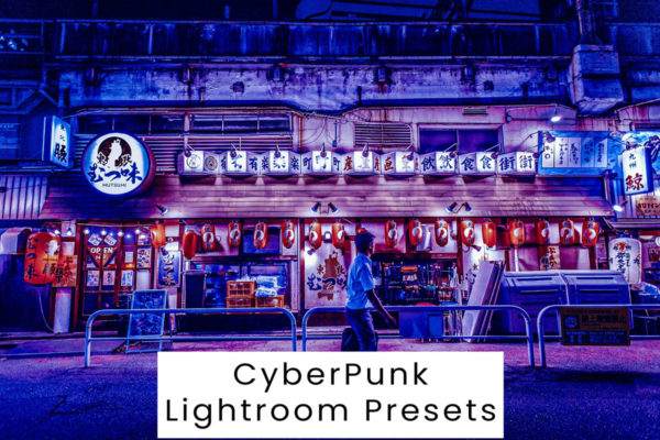 未来潮流赛博朋克摄影照片修图特效lr预设模板 CyberPunk Lightroom Presets
