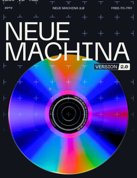 未来科幻等宽几何赛博朋克机能酸性英文字体安装包 PP Neue Machina 2.0