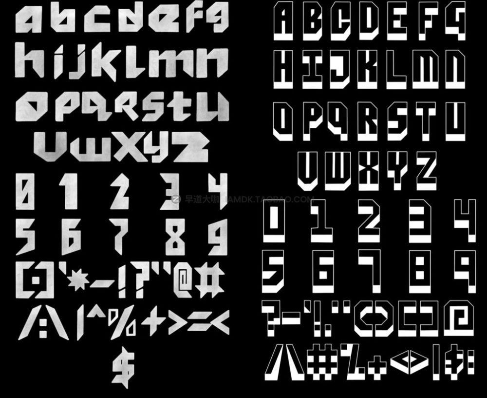 150多款创意动画复古街头涂鸦手写字母数字符号动画4K视频素材 Tropic Colour – Animated Fonts VOL. 2插图1