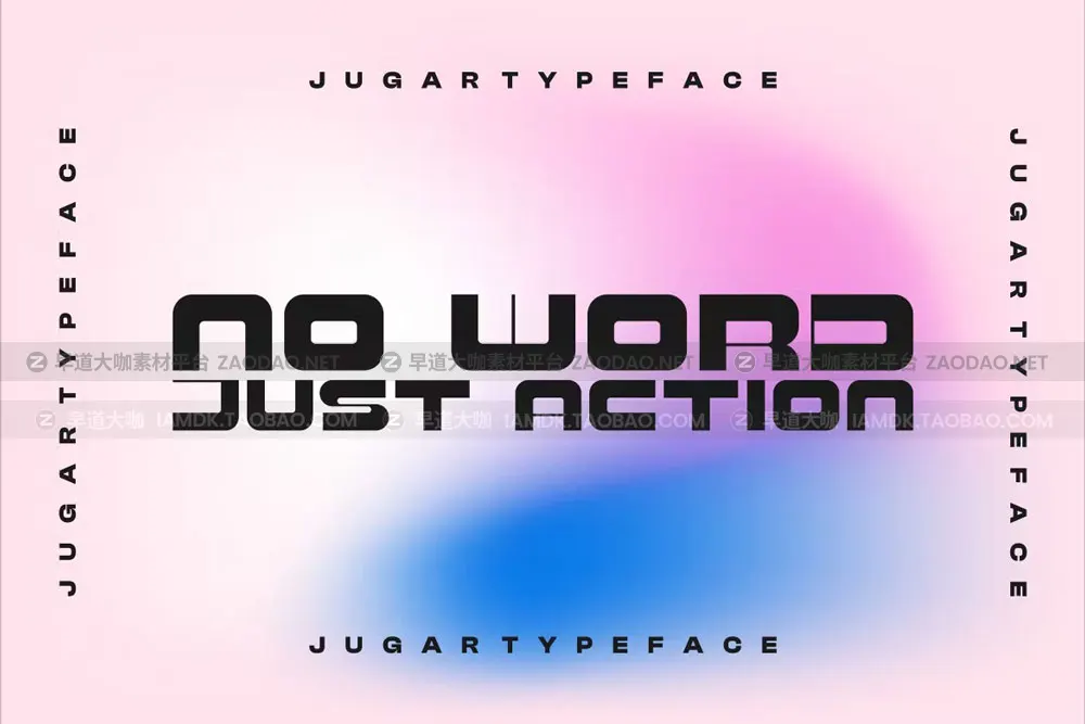 现代时尚品牌海报标志设计无衬线英文字体 Jugar Display Font插图1