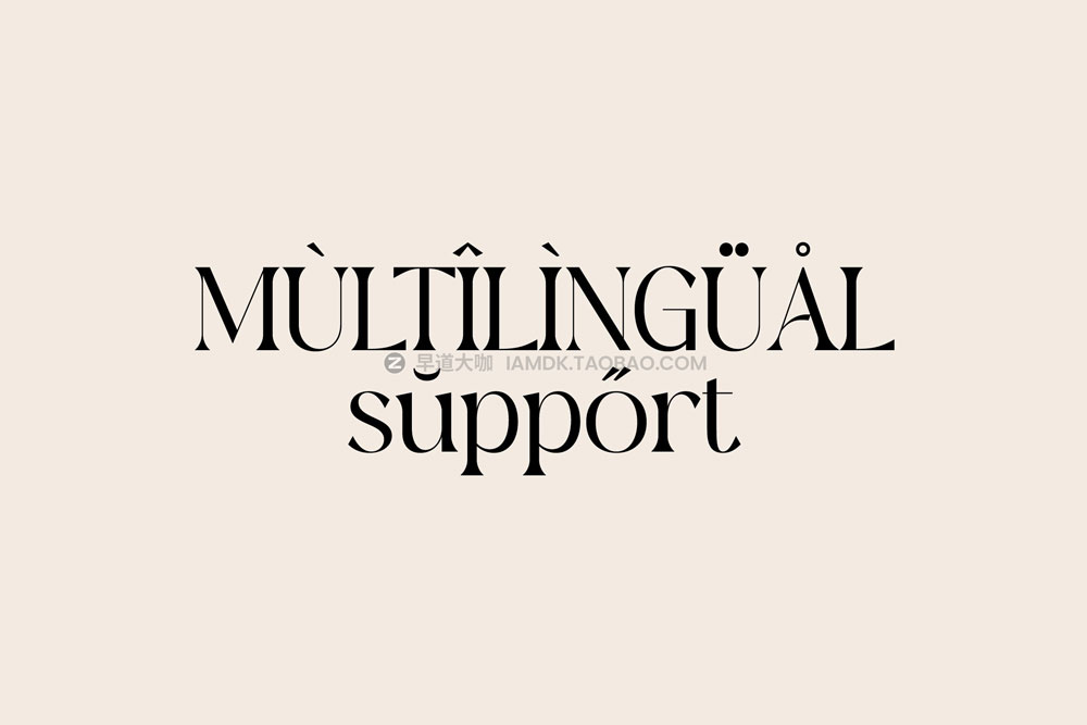 优雅奢华经典杂志排版电影标题logo设计衬线英文字体家族 Firgine Font Family插图10