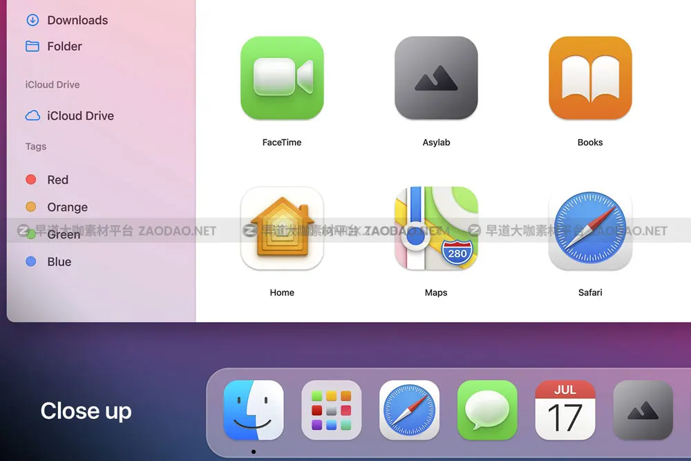 时尚苹果电脑系统macOS操作界面图标icons设计ps样机模板素材 MacOS Big Sur Icon Template Mockup插图27