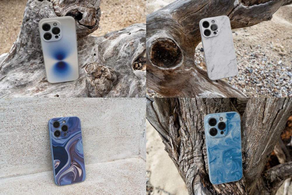 23款时尚苹果iPhone 14 Pro手机壳图案设计展示贴图psd样机模板 iPhone 14 Pro White Case Mockups插图10