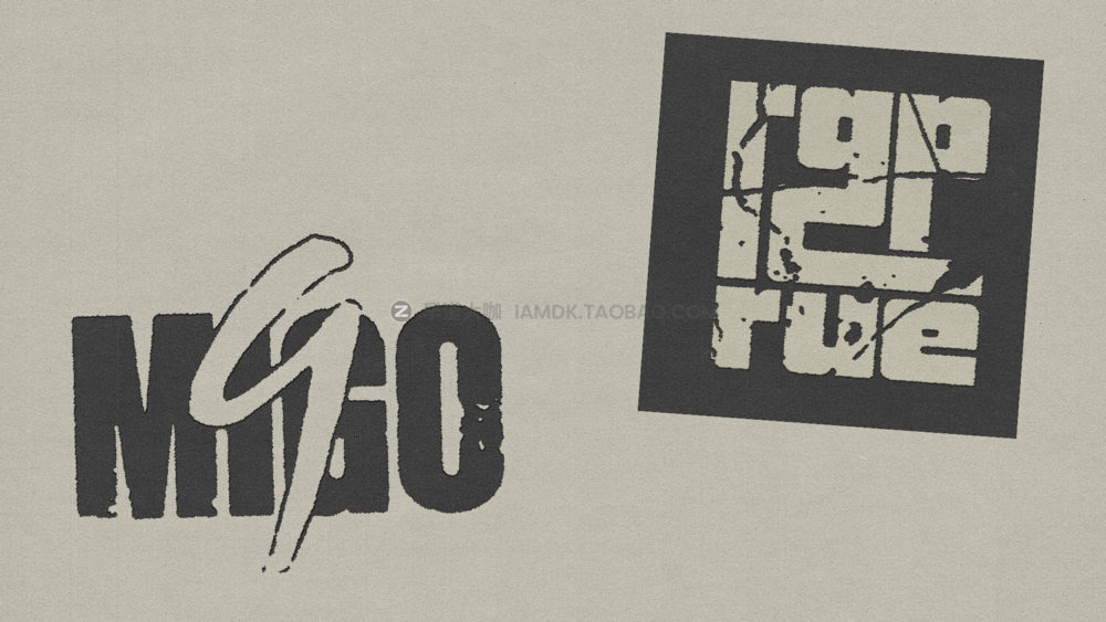复古做旧粗糙墨水渗透文本标题logo处理特效ps动作背景素材套装 Grunge Machine | Photoshop Inkbleed and Grunge Effect Action插图1
