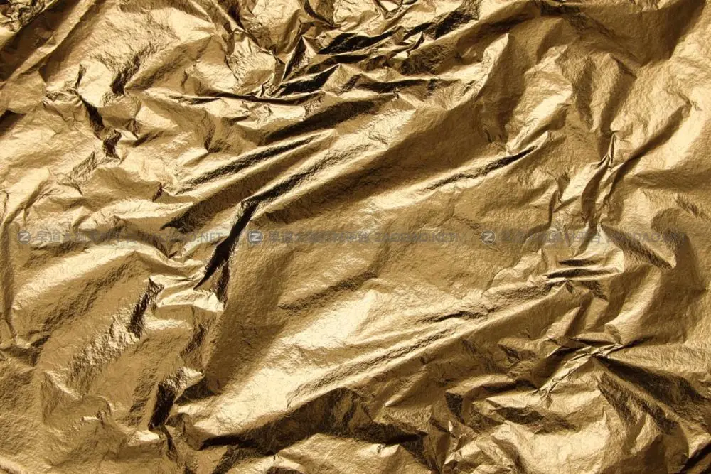 20张折痕褶皱金色闪亮皱巴巴金箔纹理背景叠加图片设计素材 20 Crumpled Gold Texture插图4