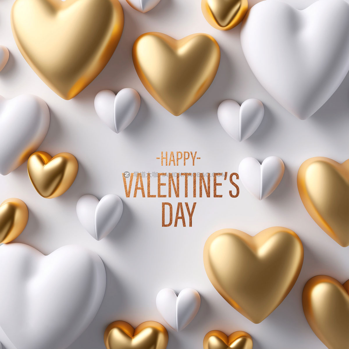 时尚情人节七夕节心形爱心海报设计背景PSD素材包 Valentines Day Party Heart Background插图8