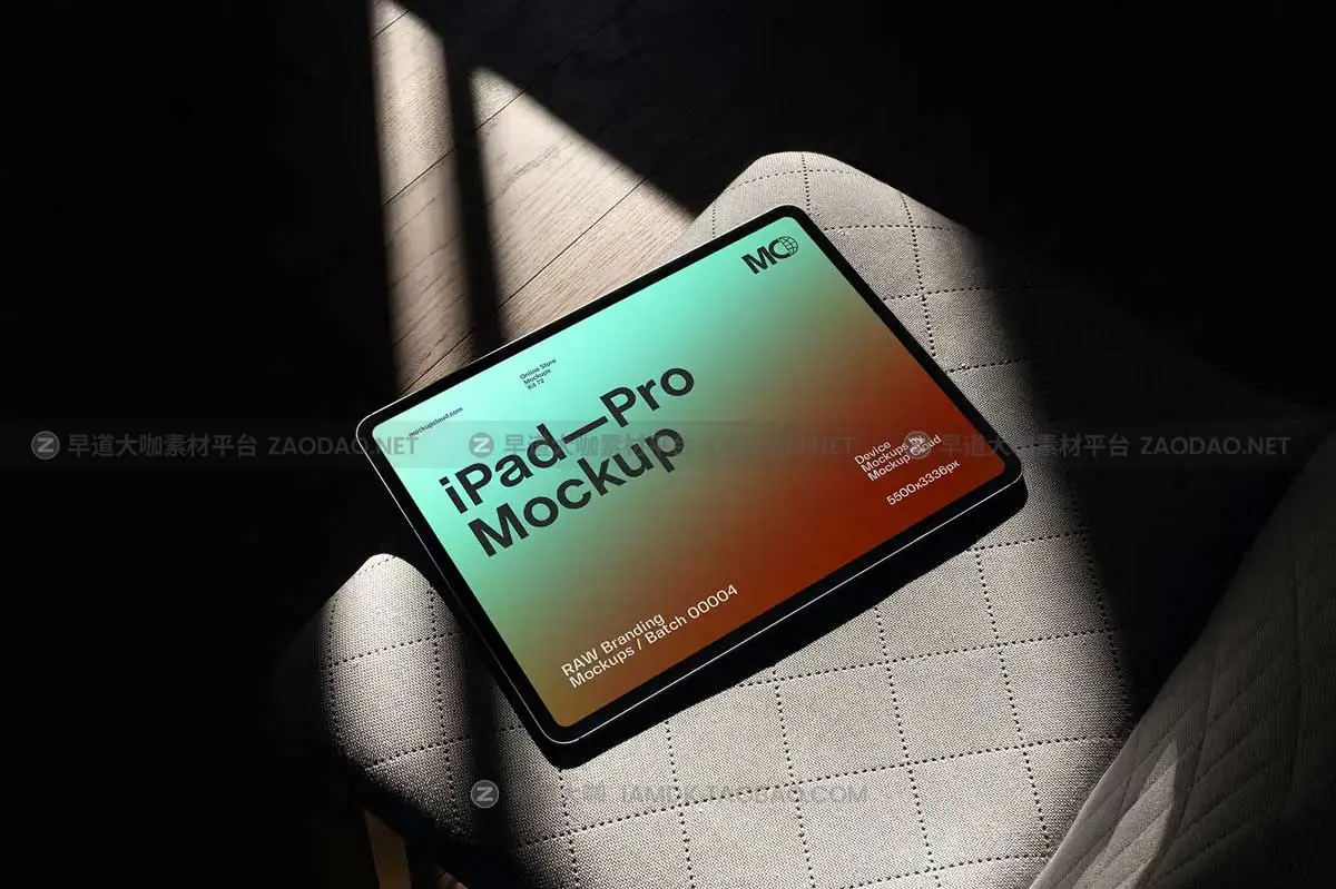 9款工业风多场景苹果平板电脑iPad Pro屏幕演示样机PSD模板素材 iPad Tablet Mockups / RAW Series插图6