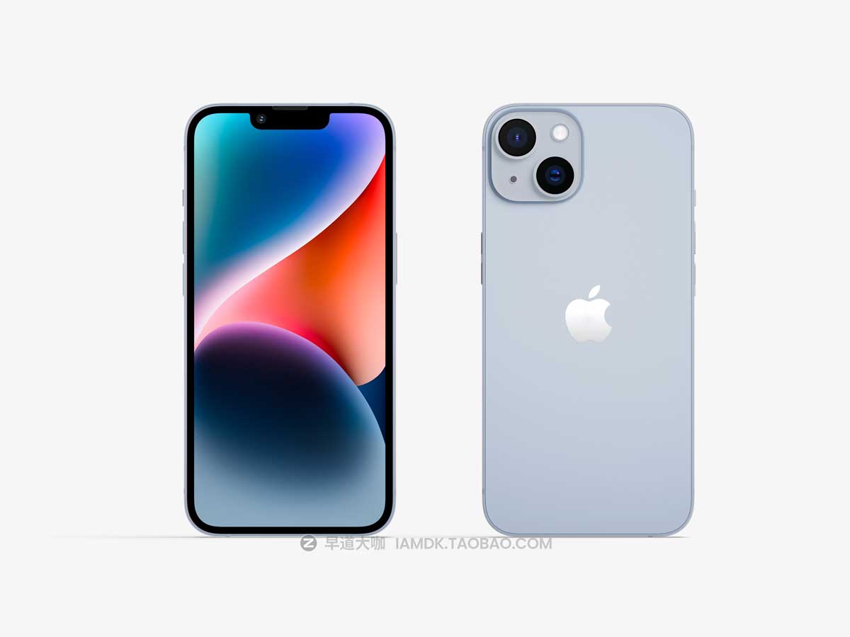 20款极简苹果iPhone 14手机App应用UI界面广告设计展示PS样机模板 iPhone 14 Mockups插图11