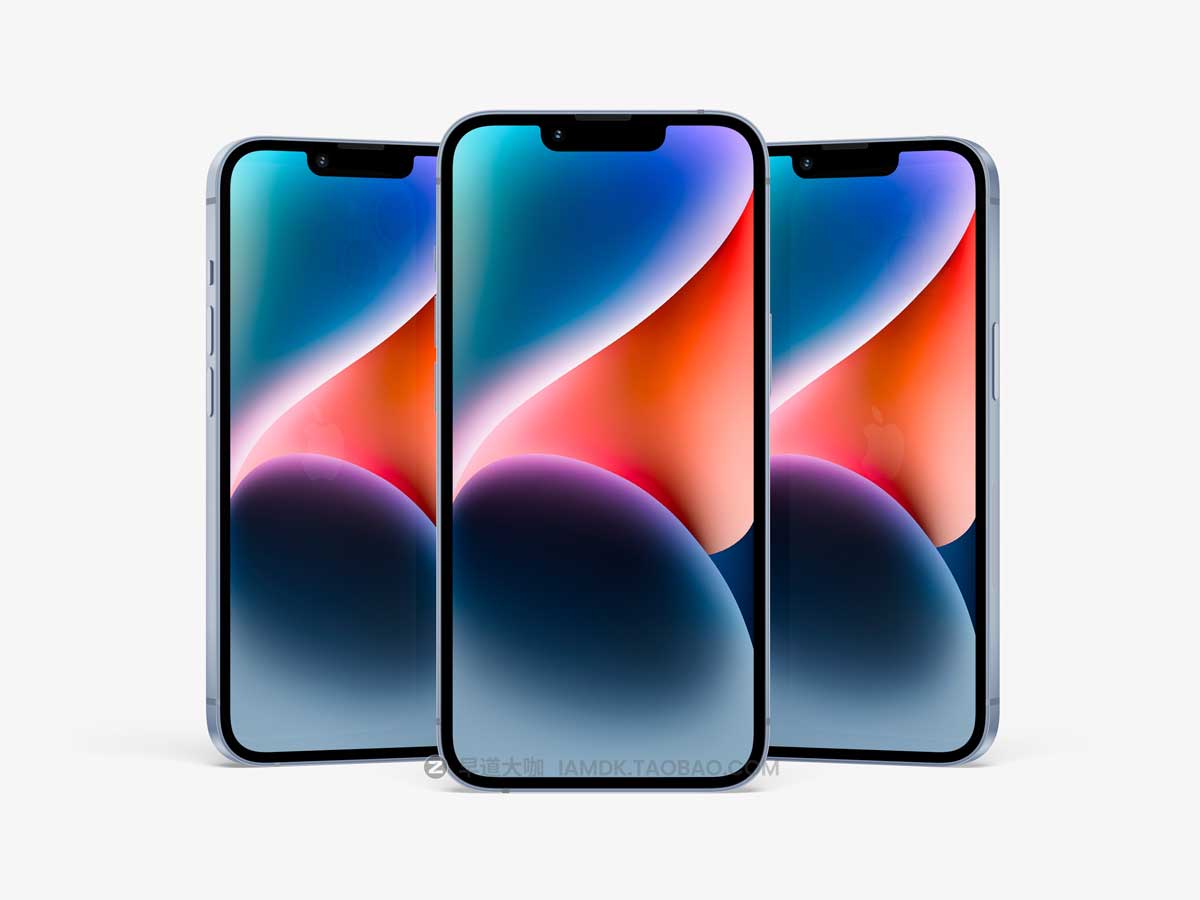 20款极简苹果iPhone 14手机App应用UI界面广告设计展示PS样机模板 iPhone 14 Mockups插图5