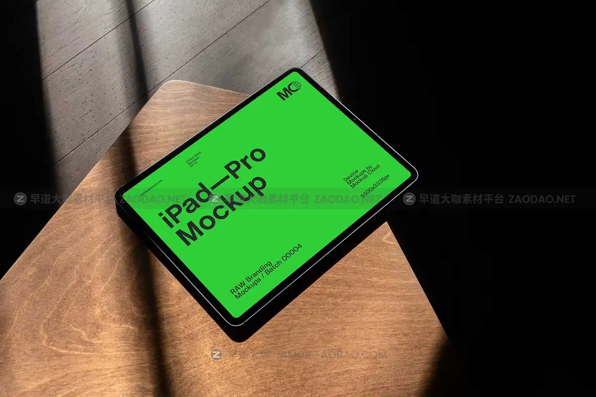 9款工业风多场景苹果平板电脑iPad Pro屏幕演示样机PSD模板素材 iPad Tablet Mockups / RAW Series插图8