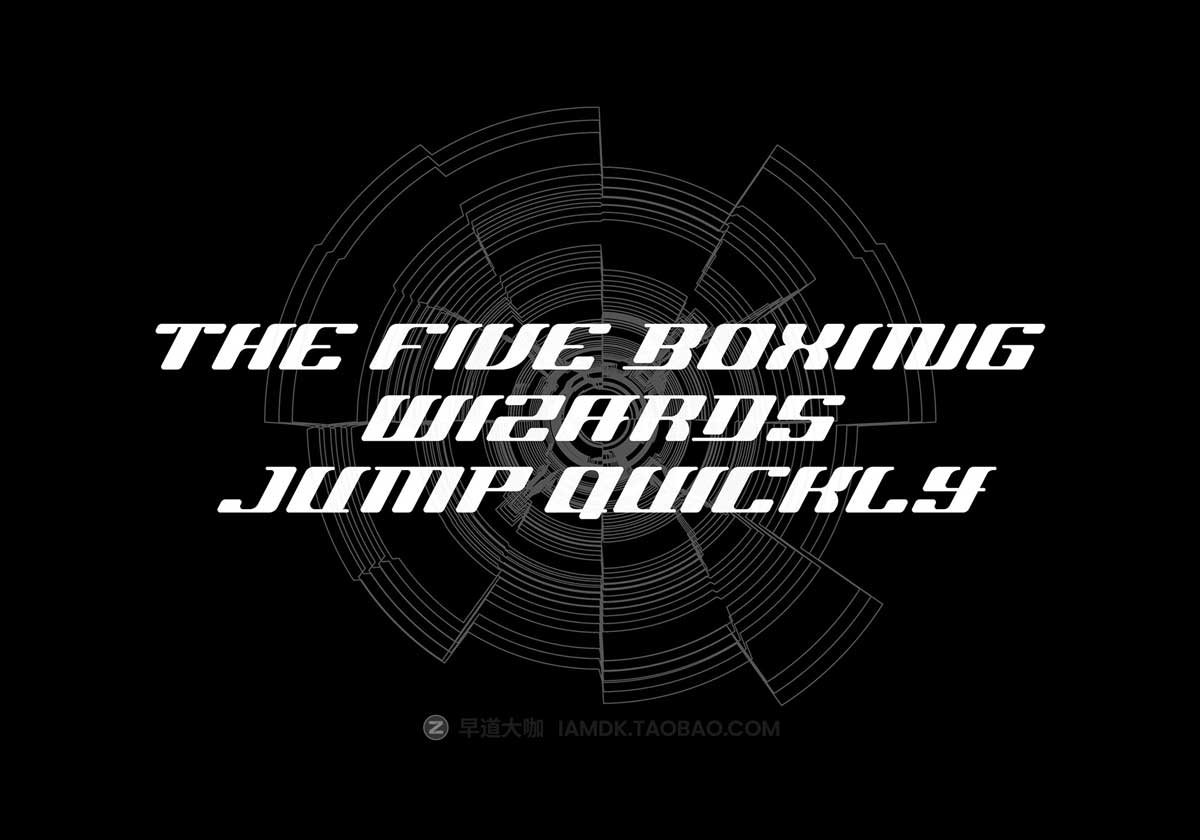 未来科幻科技机能杂志海报标题设计斜体PSAI英文字体安装包 Quetzal – Display Font插图2